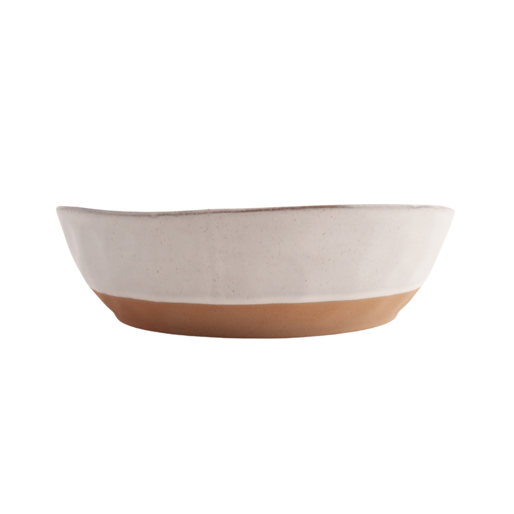 K&Co Ecru Home Salad Bowl